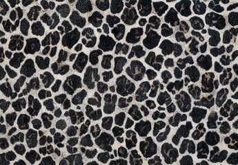 Poster - Close-Up of a Detailed Leopard Print Pattern Showcasing Unique Spots Over A Light Background Suitable For Fashion and Interior Design Projects