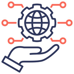 Poster - Digital Transformation Dual Tone Icon