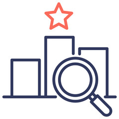 Poster - Competitive Landscape Dual Tone Icon