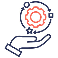 Poster - Adaptability Dual Tone Icon