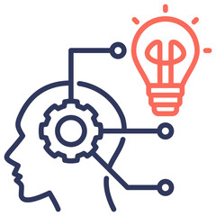 Poster - Critical Thinking Dual Tone Icon