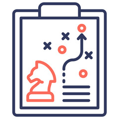 Poster - Strategy Dual Tone Icon