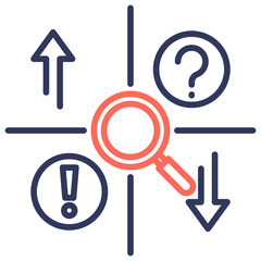 Poster - Swot Analysis Dual Tone Icon