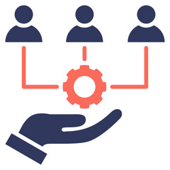 Aufkleber - Resource Allocation Mixed Icon