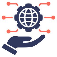 Poster - Digital Transformation Mixed Icon