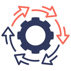 Poster - Process Management Mixed Icon