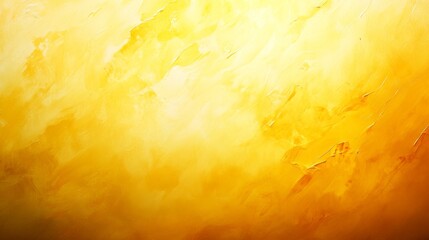 Poster - Vibrant Yellow Canvas with Gradients Transitioning for Artistic Use