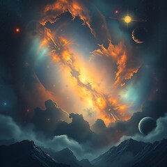a mysterious and vast universe