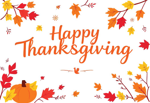 autumn leaves vector illustration