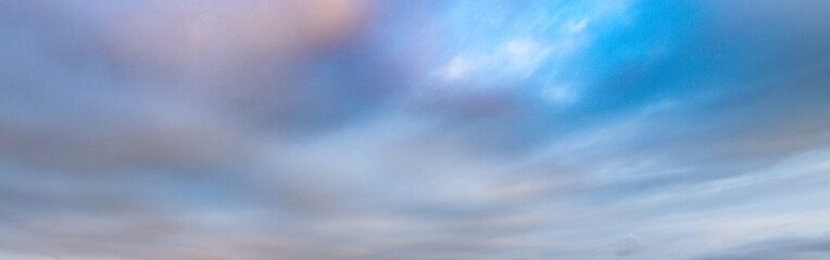 Wall Mural - cloudy sky with a blue hue