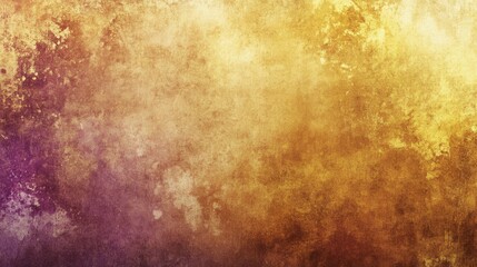 Poster - Abstract Grunge Texture Background in Golden and Purple Tones