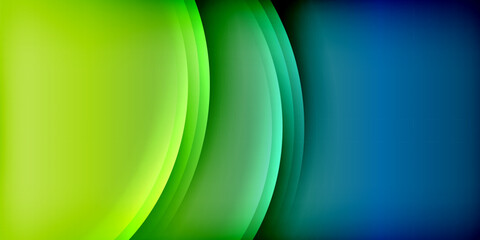 Fototapete - Dynamic shadow lines geometric shapes