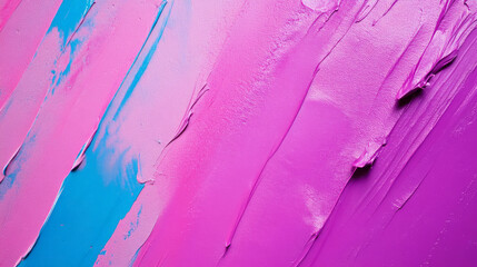 Poster - Vibrant textured abstract art background in pink and blue for creative design