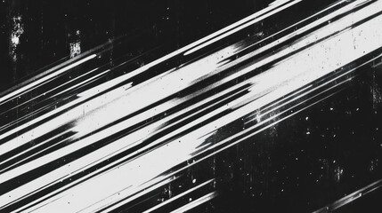 Poster - grunge texture of scan lines with dirty scanner effect for artistic design