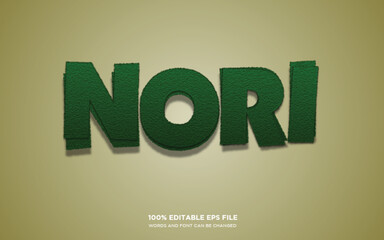 Poster - nori editable text style effect