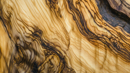 Poster - Vibrant patterns of olive wood grain texture for art and design inspiration