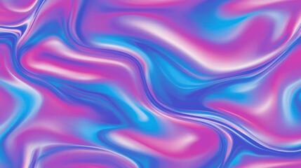 Fototapete - Vibrant abstract patterned background with chaotic swirls in pink and blue tones