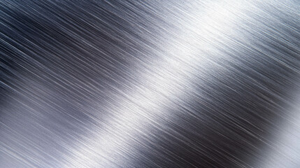 Poster - Brushed titanium texture with intricate grain patterns for industrial design and backgrounds