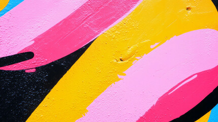Poster - Vibrant graffiti art texture with colorful abstract patterns for creative backgrounds
