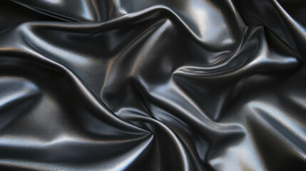 Poster - Pewter texture and softness in chaotic fabric design for artistic backgrounds