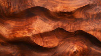 Poster - Redwood lace burl texture with organic voids and chaotic patterns
