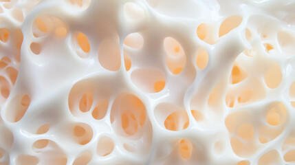 Poster - abstract texture of porous whalebone inspiration for creative design