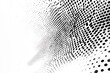 © yahya - Abstract black and white halftone background with circles for modern designs and digital art