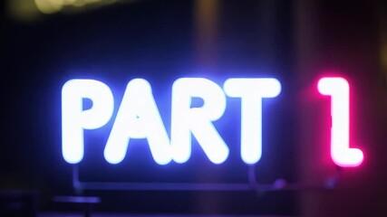 Aufkleber - A neon sign that says 