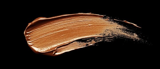 Poster - A close-up shot of brown liquid on a black surface, suitable for use in scientific or medical contexts