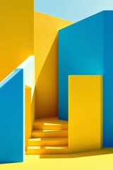 Wall Mural - Vibrant Colorful Architecture