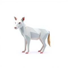 Wall Mural - Polygonal Wolf