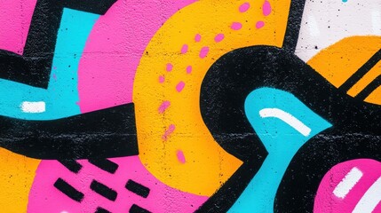 Poster - Colorful Abstract Wall Art with Bold Shapes and Vibrant Patterns