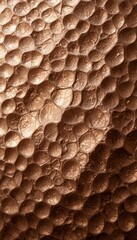 Poster - Abstract Close-up of Textured Golden Brown Surface with Bubbles