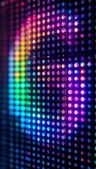 Poster - Colorful Abstract Display of Lights Shining in Various Patterns