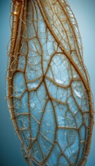 Poster - Intricate Details of a Transparent Insect Exoskeleton Artistry