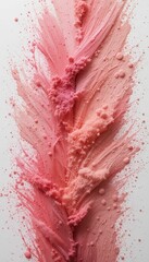 Poster - Abstract Pink Texture with Smooth and Grainy Features on White Background