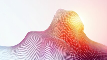 Poster - Abstract Colorful Waves Creating a Dynamic Visual Background Design