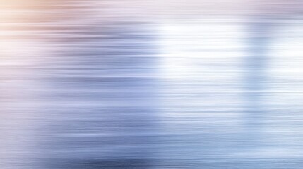 Poster - A serene, blurred image capturing soft hues of blue and light, resembling tranquil water reflections.