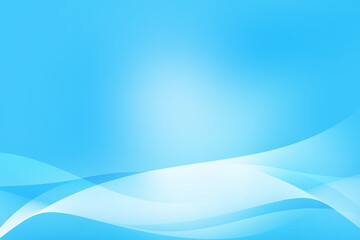Poster - Abstract soft light blue background with curve pattern graphics gradient color for Graphic business background illustration wallpaper website backdrop wallpaper pattern banner poster texture