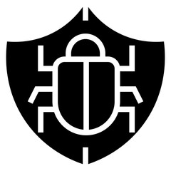 Poster - antivirus vector icon
