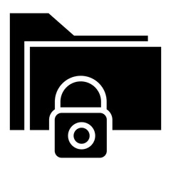 Poster - secure data vector icon
