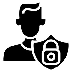 Poster - user access vector icon