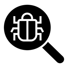 Poster - security scan vector icon