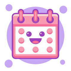 Poster - Vibrant 3D Calendar Icon – Digital Planning & Scheduling