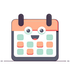 Poster - A polished and eye-catching 3D calendar illustration for web, mobile apps, and social media