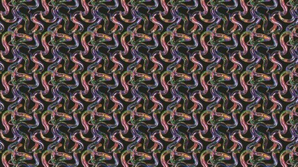 Poster - Seamless looping video pattern of abstract swirling shapes in a hypnotic design.