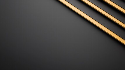 Poster - Luxurious black and gold background creating a rich and elegant atmosphere perfect for stylish design