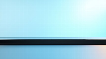 Poster - A modern laptop on a wooden table showcasing technology and workspace productivity concepts