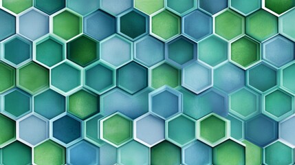 Poster - Creating hexagon patterns with overlapping lines digital art gigapixel graphic design abstract geometry