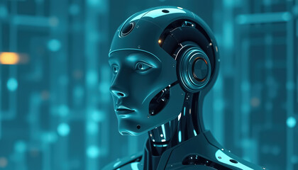 Poster - ai artificial intelligence futuristic android advancements in robotic technology